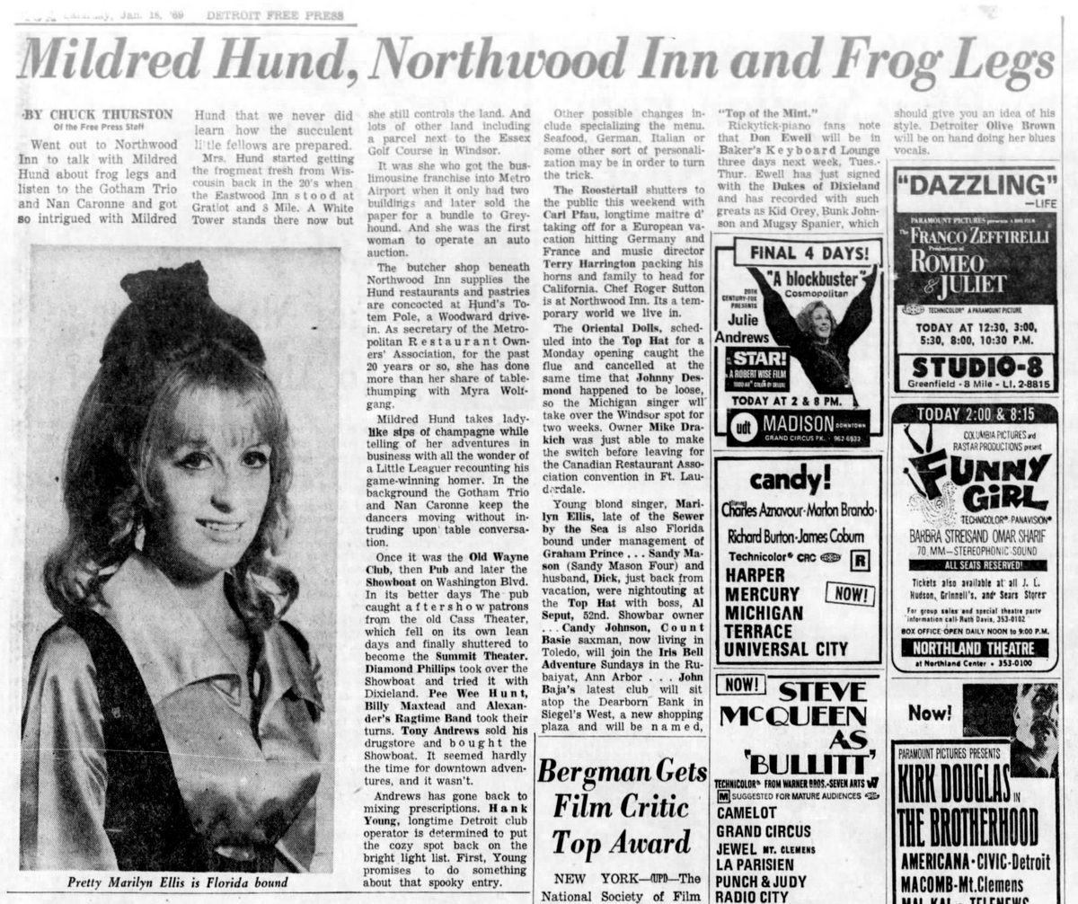 Northwood Inn - January 1969 Article